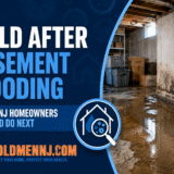 Mold Men NJ logo featured on a clean mold remediation article graphic for New Jersey homeowners.