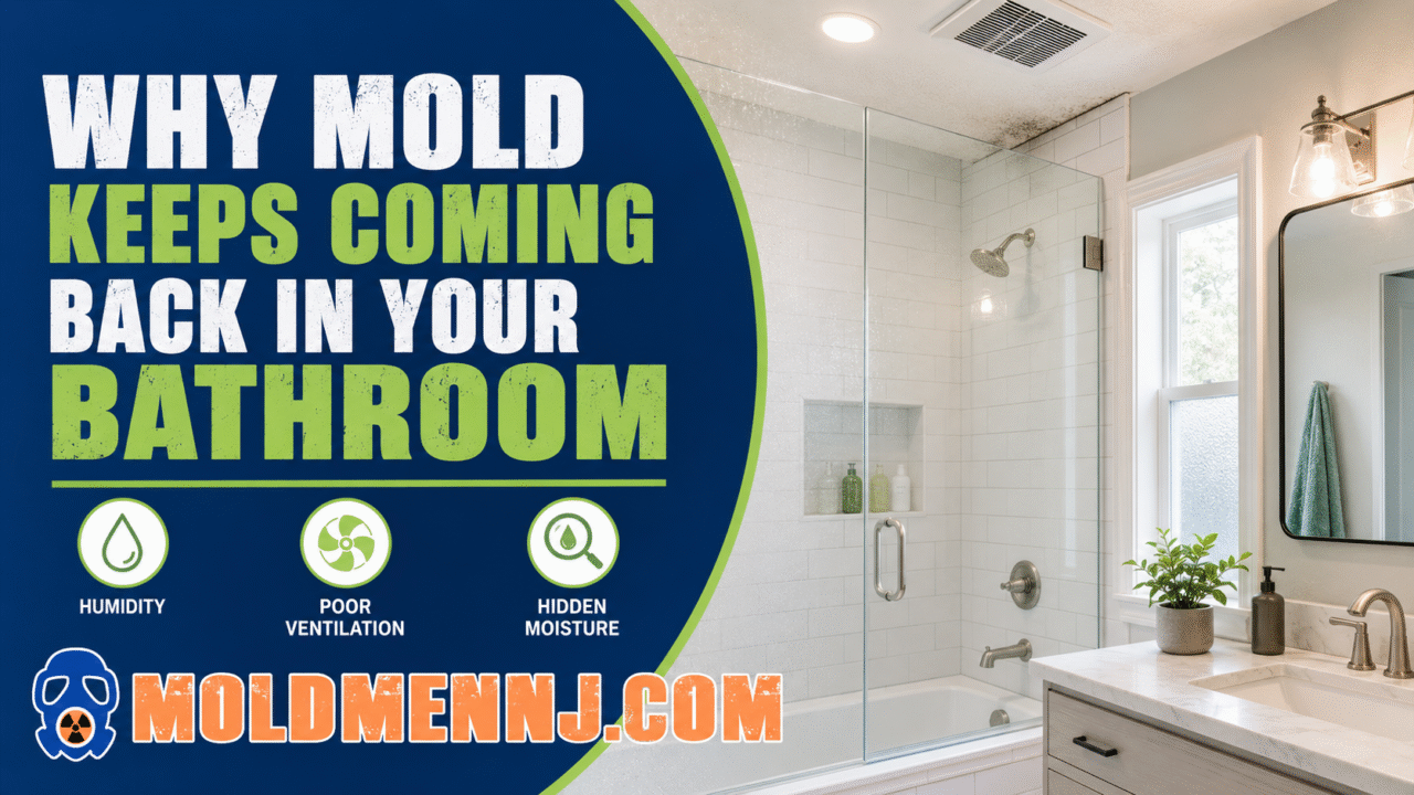 Why Mold Keeps Coming Back in Your Bathroom