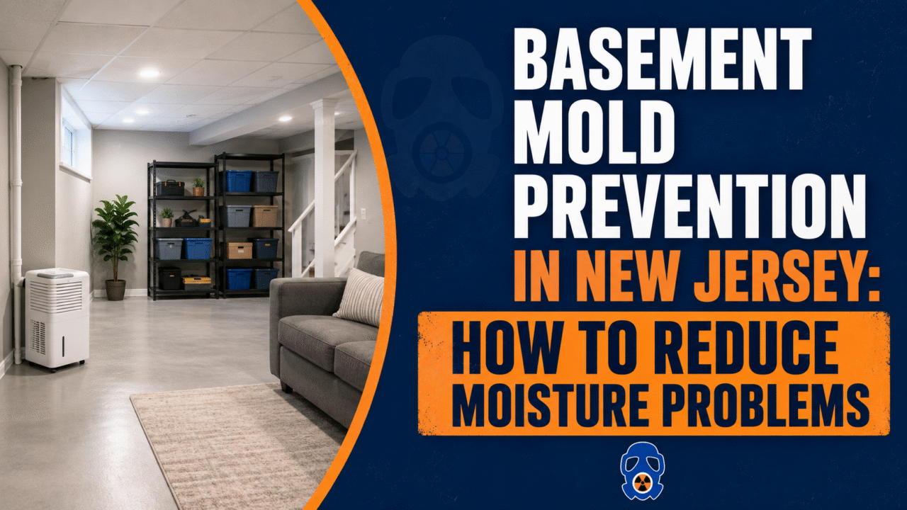 Basement Mold Prevention in New Jersey: How to Reduce Moisture Problems