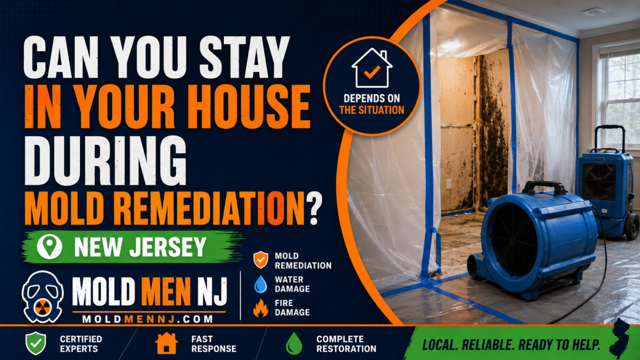 Can You Stay in Your House During Mold Remediation in New Jersey?