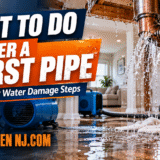 What to do after a burst pipe and emergency water damage cleanup