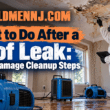 What to do after a roof leak and water damage cleanup