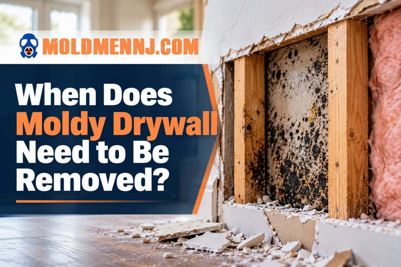 When Does Moldy Drywall Need to Be Removed?